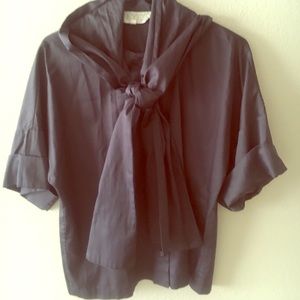 Women’s blue cotton blouse